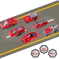 thumbnail image 4 of CJC Airplane Car Toy Set, Educational Vehicles Fire Fighting Car Set, 6 Mini Car Toys & 12 Road Signs, Gift for Kids, 4 of 6