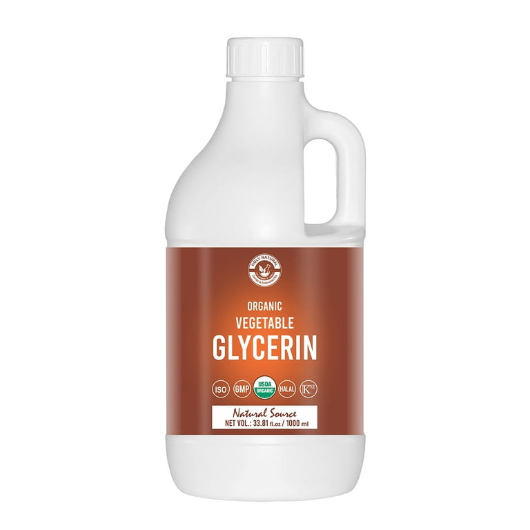 Vegetable Glycerin, Certified Organic, NON-GMO, 1 Gallon