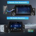 thumbnail image 5 of Radio de Coche de un Solo DIN con Pantalla Táctil de 5 Pulgadas, Estéreo para Coche con CarPlay, Android Auto, Mirror Link, FM, USB, SWC, Cámara de Respaldo, 5 of 5