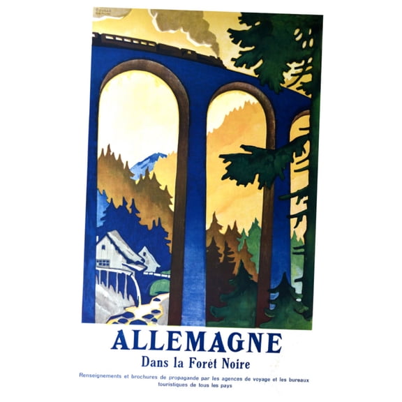 Germany Black Forest Poster Art decor 27inx40in for any room 27x40 Square Adults Best Posters