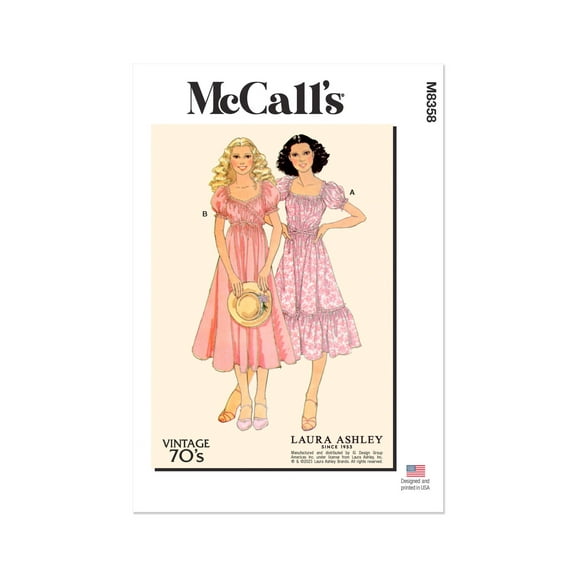 McCalls Sewing Pattern 8358 Women F5 (16-18-20-22-24)