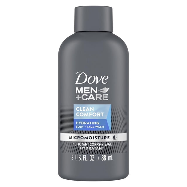 Dove Men+Care Body + Face Wash Clean Comfort Hydrating, 88 ml