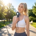 thumbnail image 4 of THOPBPRK Portable Handheld Personal Fan with Extended Time for Travel Commuting Outdoor Events and Home Use Lightweight Handheld Device,Blue, 4 of 5