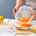 thumbnail image 3 of Râpe à Légumes avec Bol et Couvercle. Professionnel avec 3 Lames et Récipient Alimentaire Différents., 3 of 5