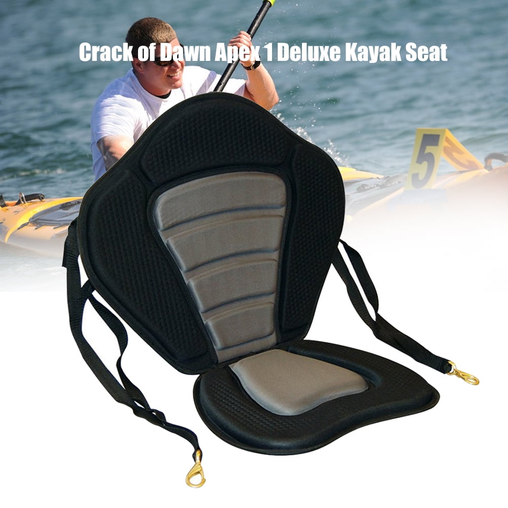 Adjustable Seat Detachable Back Padded Deluxe Canoe Soft Comfort Backrest Kayak 
