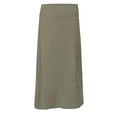 thumbnail image 2 of Girl's Stretch Cotton Knit Faux Button Front Ankle Length A-Line Skirt, 2 of 5