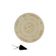 thumbnail image 4 of Planche de Pendule en Bois Rond avec Pendentif Collier Noir Décoration Maison, 4 of 9