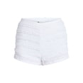 thumbnail image 5 of No Boundaries Ruffled Lace Bloomer Shorts, 2'' Inseam, Women's XXS-XXL, 5 of 5