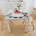 thumbnail image 3 of nygtbtfer Valentines Square Fitted Table Cloth Square Tablecloths with Wipeable Non Slip Table Cover for Parties Party Outdoor Kitchen Holiday Table Pads White, 3 of 7
