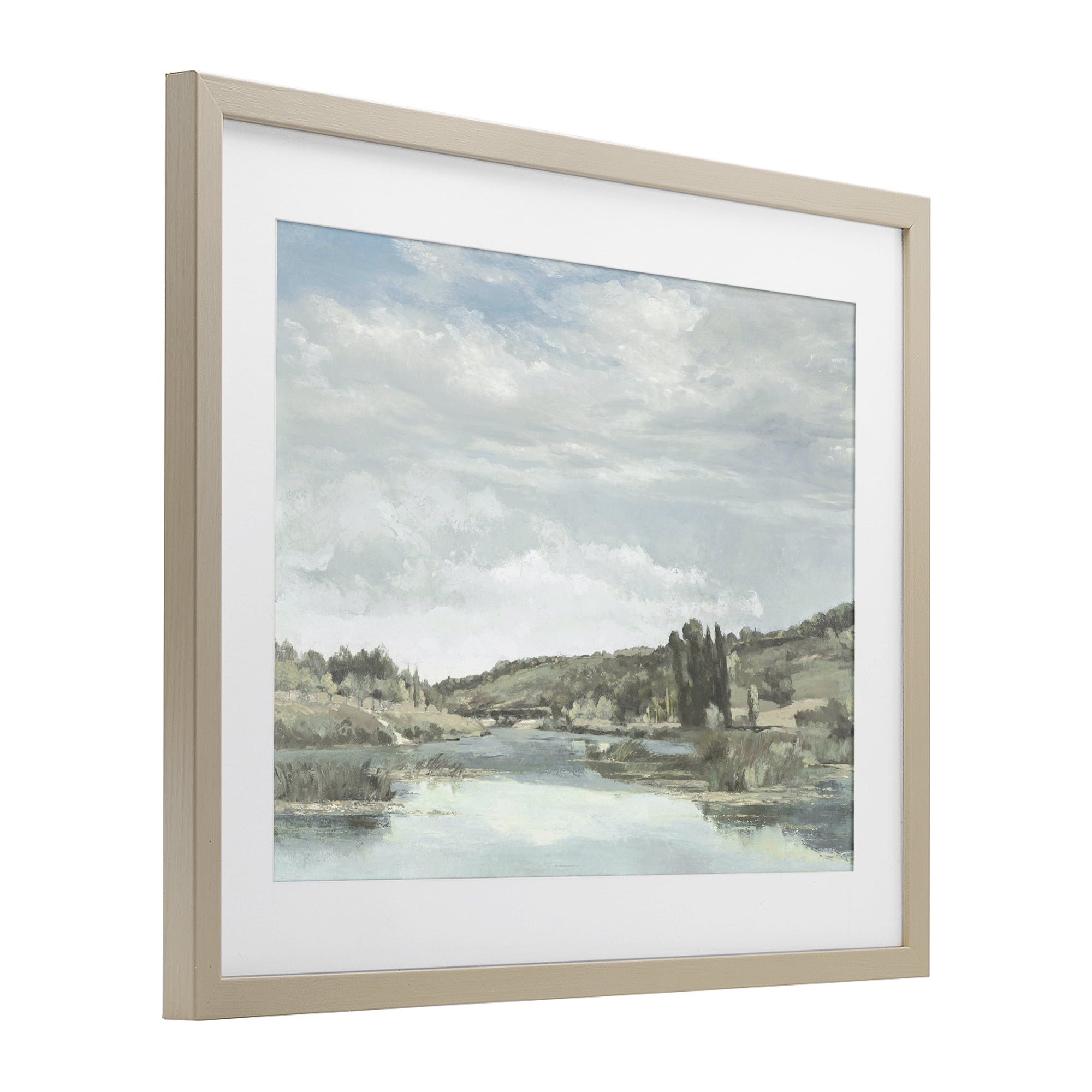 Stupell Industries On The Water Landscape Birch Framed Print Under Glass, design by Christy McKee