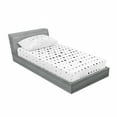 thumbnail image 3 of Abstract Bedding Set with Sheet & Covers, Pop Art Style Illustration with Big and Little Dots Minimalist Half Toned Pattern, Printed Bedroom Decor 2 Shams, 4 Sizes, Black White, by Ambesonne, 3 of 3