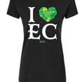 thumbnail image 3 of Wicked - I Heart Emerald City - Juniors Fitted Graphic T-Shirt, 3 of 5