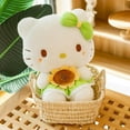 thumbnail image 1 of New Design Sunflower Hello KT Stuffed Animal Plush Doll Kawaii Sanrio Cartoon Peripheral Rag Children And Girlfriends Gift, 1 of 5