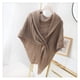 thumbnail image 4 of Qarigey Chal de mujer, abrigos de otoño, Color sólido, bufanda de hombro para mujer, cárdigan, Poncho, decoración de ropa de moda, Accesorios de disfraces Caqui, 4 of 6