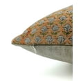 thumbnail image 5 of Fabdivine Thick Linen Hand Block Print Outdoor Throw Cushion Cover , 16"X16", Orange, 5 of 5