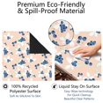 thumbnail image 4 of Floral Print 31.5 Inch Square Mahjong Mat Rubber Construction Offers Non-Slip Grip for Tiles and Cards During Game Play, 4 of 7