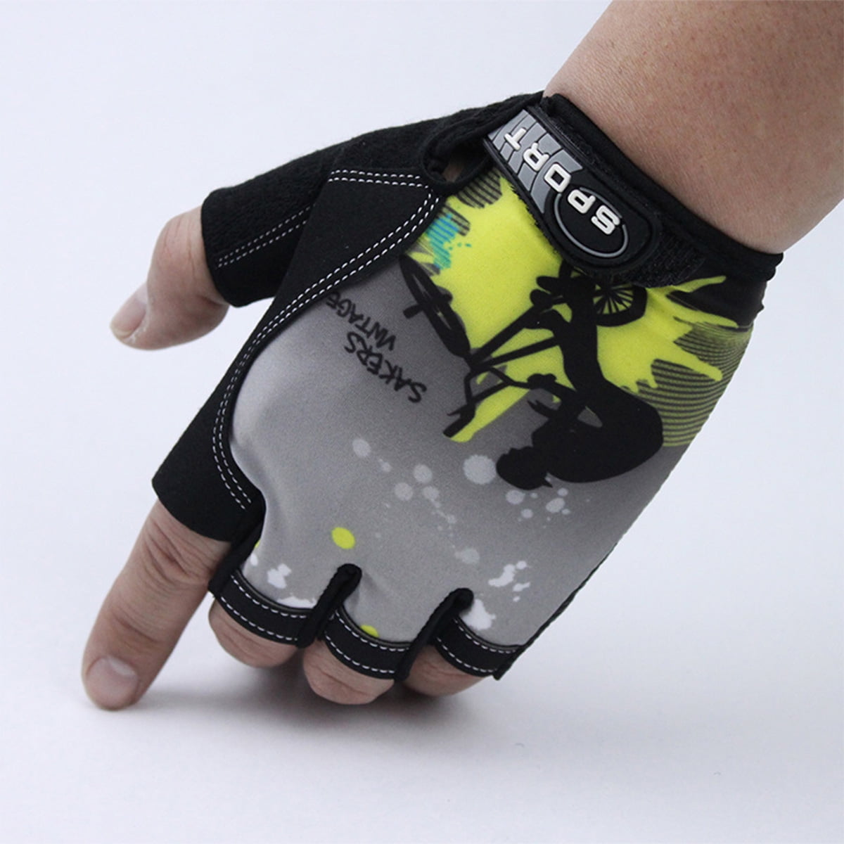 mesh cycling gloves