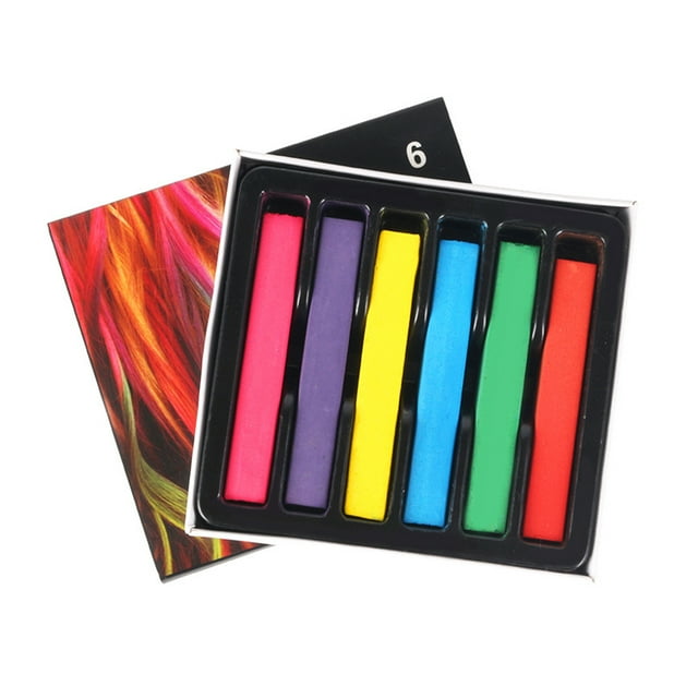 Square Pastel Set 6 Colors Soft Dry Pastel Artist Chalk Pastel Sticks Non Toxic for