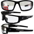 thumbnail image 4 of Birdz Eyewear Swoop Anti-Fog Padded Motorcycle Sunglasses Black Frame, 4 of 4