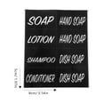 thumbnail image 2 of HEMOTON  3 Sheets Waterproof Soap Stickers Bath Tags Travel, 2 of 8
