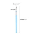 thumbnail image 2 of Uxcell 1 Pack Art Craft Carving Knife with 1 Pack SK5 Alloy Tool Steel Plate ABS Handle Blue (1 Set), 2 of 6
