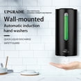 thumbnail image 3 of Dispensador de lavado a mano 380ml sin contacto Ajustable Ajustable IPX5 Impermeable Dispositivo Dispositivo Dispositivo Oficina Accesorio de Aseo Black Inevent HA011373-01B, 3 of 7