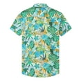 thumbnail image 4 of Geeksport Men's Hawaiian Floral Shirt Short Sleeve Button Down Casual Summer Tropical Beach Shirt, 4 of 6