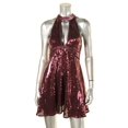 thumbnail image 2 of Free People Womens Film Noir Sequined A-line Tank Top Dress, 2 of 2