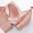 thumbnail image 4 of Abcnature Daily Comfort Bras for Women Back Buckle Embroidery Thin Style Ventilate Plus Size Bras without Steel Rim, 4 of 5