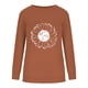 thumbnail image 4 of ICHUANYI Liquidación Camiseta holgada estampada a la moda para mujer Blusa de manga larga cuello redondo Tops casuales sudadera con capucha ICHUANYI WER202308255622, 4 of 4