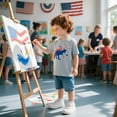 thumbnail image 5 of Little Hand American Flag Shirts 4th of July T-Shirt Toddler Girls Cotton Patriotic Tops Tee Independence Day Clothes 5T, 5 of 7