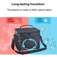 Portable Soft Sided Cooler Bag Modern Picnic Lunch Bag Foldable