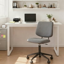 Airdown Ergonomic Office Chair with Adjustable Height and Swivel Wheels for Home Office Use, Gray