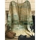 thumbnail image 3 of Jersey de manga larga para mujer, Camiseta con estampado de nuevo diseño, cuello redondo, holgado, talla grande, elegante, Vintage, otoño e invierno, 2022, 3 of 4