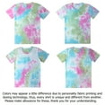 thumbnail image 3 of LOOKFACE Women Round Neck Short Sleeve Printed Cute T-Shirts Blue Green Pink XX-Large, 3 of 4