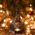thumbnail image 6 of 8.4inch Moroccan Lantern Lamp Decorative Candle Holders for Christmas Decorations, Hanging, Outdoor Patio or Porch, Indoor Home Decor, 6 of 6