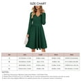 thumbnail image 5 of Vestido De Cintura Alta,Vestido De Cintura Alta V Vestido De Cintura Ajustada Para Mujer Vestido De Una Línea Rendimiento Finamente Afinado, 5 of 5