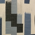 thumbnail image 4 of Plutus Brands Blue Plutus Blocks Stripe Luxury Throw Pillow 24 in x 24in, Double Sided 24" x 24", 4 of 9