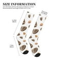 thumbnail image 2 of Compression Socks For Women And Men - Conch Shells Print No.9044 Compression Socks Circulation For Workout, 2 of 2