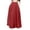 v#70Red274, variant on Rggeeun Maxi Skirts for Women Pleated Flowy Skirt with Pockets Elastic Waist Outdoor Play,Red,2XL
