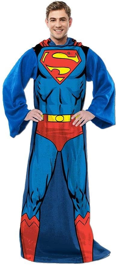 Superman Man of Steel Pop Art Fleece Throw Blanket 50" x 60"  Licensed DC Comics 
