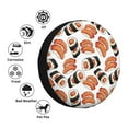 thumbnail image 4 of Gukieu Sushi Roll Print Car Tire Cover, Adjustable Waterproof and Dustproof Tire Protection Cover, Suitable for SUV, Truck, Van-15 inch, 4 of 6
