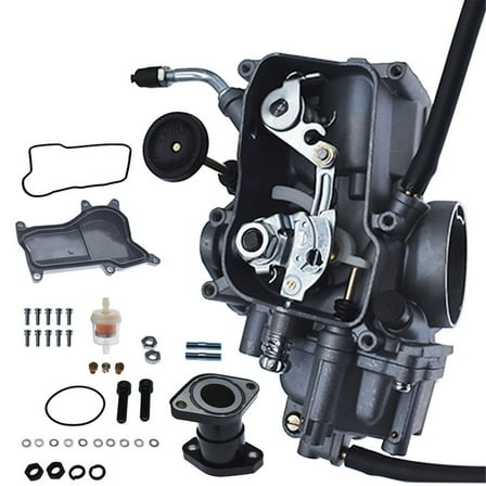 Waltyotur Carburetor Carb Replacement for Yamaha YFM400 Replacement for Moto 4 YFM350 Replacement for Yamaha 350 with Intake Boot