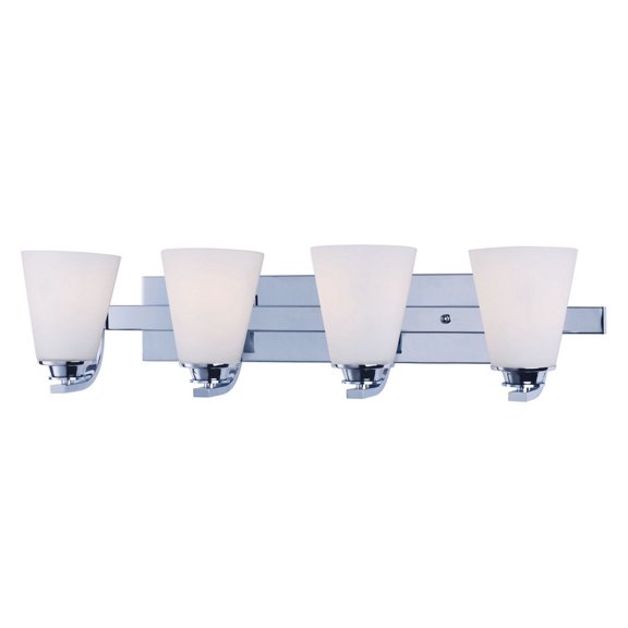 Maxim Lighting - Four Light Bath Vanity - Conical-4 Light Traditional Bath