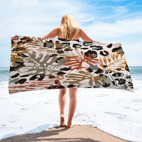 Serviette de Plage en Microfibre Violete Dernière Chance Super Légère Serviette de Bain Colorée Anti-Sable Couverture de Plage Multi-Usage pour Voyage Piscine 30x60 Pouces
