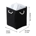thumbnail image 3 of Oefntac Irregular Triangular Corner Foldable Storage Bucket Laundry Fabric Hamper with Handles Foldable Corner Home Basket Organizer 4 Colors, 3 of 7