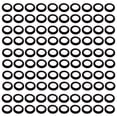 thumbnail image 2 of Inteprter 100 Uds. Pantallas de lámpara de plástico anillos de pantalla adaptador de luz de soporte de bombilla desmontable de retención blanca Electrónica Negro, 2 of 6