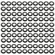 thumbnail image 2 of Seitruly 100 Uds. Pantallas de lámpara de plástico anillos de pantalla adaptador de luz de soporte de bombilla desmontable de retención blanca Electrónica Negro, 2 of 6
