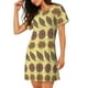 thumbnail image 2 of Fotbe Bohemia Bata de Dormir para Mujer con Estampado, Camisón de Algodón de Manga Corta, Ropa de Dormir Casual, 2 of 6