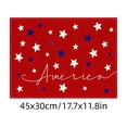 thumbnail image 3 of Todaioua Napperons du 250e Anniversaire des États-Unis, Napperons Patriotiques Rouges et Bleus avec Étoiles et Feux d'Artifice, Napperons de Table 12x18 Pouces pour le Memorial Day et la Fête de l'Indépendance, Décoration de Cuisine et Salle à Manger, 3 of 6